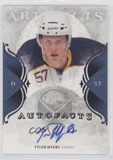 2011-12 Upper Deck Artifacts Autofacts Tyler Myers #A-TM Auto 08wd