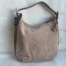 NWT Furla Medium Beige Brown Tan Shoulder Hob...