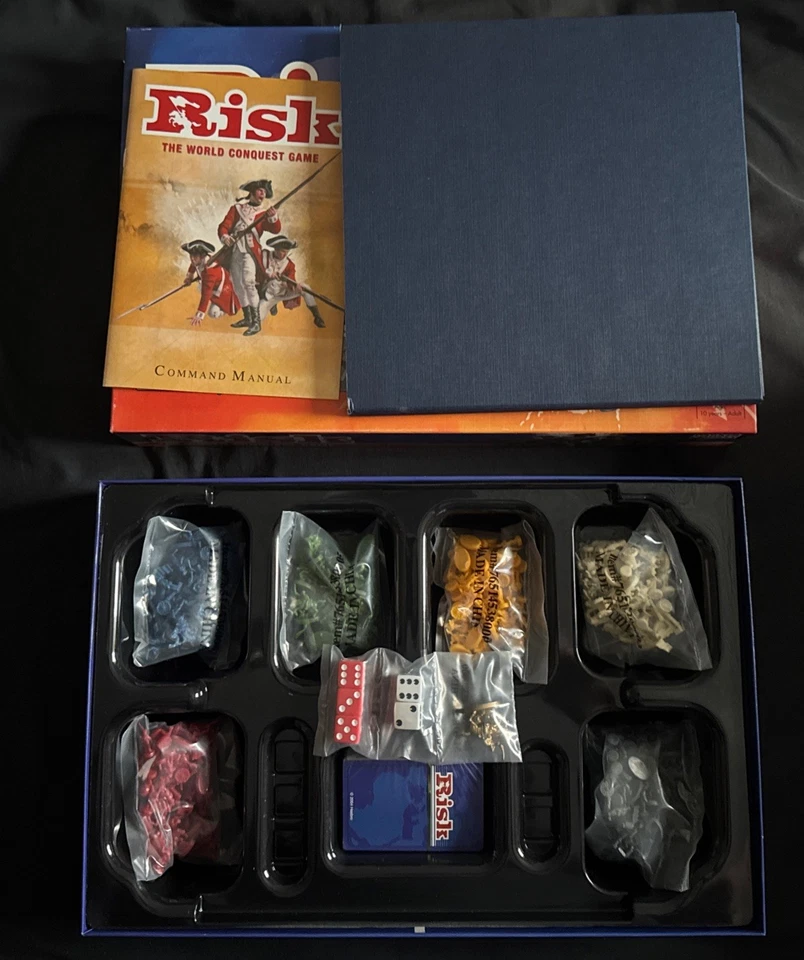 Risk Board Game The World Conquest Game Parker 2004 Strategy Golden Cavalry - Image 2 of 2