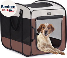 Dog Kennels and Crates for Medium Dogs, Portable Pop up Indoor Pet Cage with Stu
