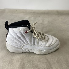 Nike Air Jordan Retro 12 TWIST White Red Blue Youth Size 2Y 151186-106 Unisex