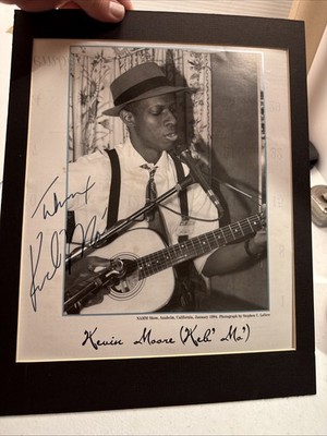 KEB MO Signed Blues Artist SLOW KEVIN MOORE Blues Artist Autograph