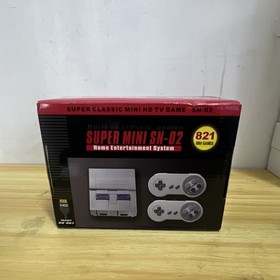 Super Mini SN-02 SNES Home Console 821 Built-In Games HDMI 1080p Gray