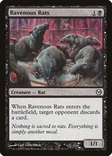 Ravenous Rats [Duels of the Planeswalkers] Magic MTG