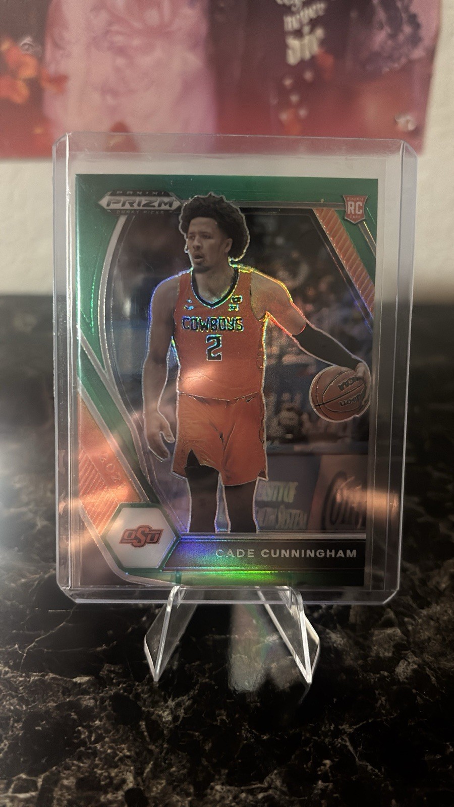 2021-22 Panini Prizm Cade Cunningham #282 Green Prizm (RC)