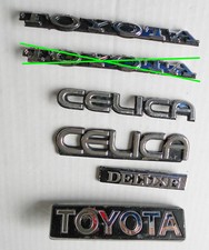 Vintage Toyota - Celica - Deluxe Emblem 6 Emblems - Your Choice Make An Offer