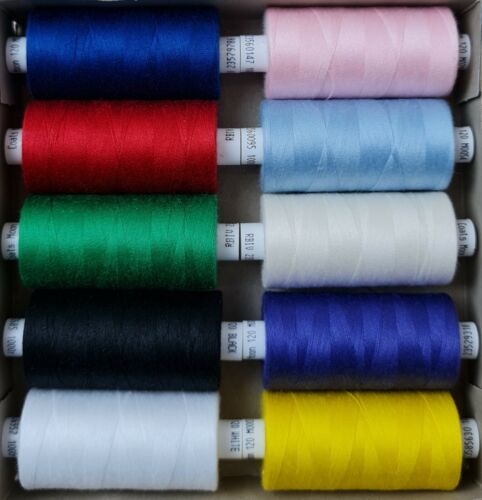 COATS MOON TKT120 10x1000Y PREMIER, POLYESTER THREAD, SEWING / OVERLOCKING - Picture 9 of 9