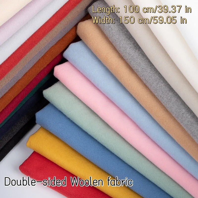 Doppelseitig Kaschmir Stoff Dick Gebürstet Woll Stoff für Winter Mantel - Bild 2 von 4