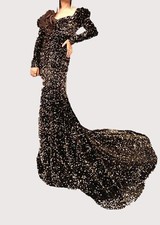 Women Apparel Party Dress Gown Wedding Sequin Prom Dress Clothing Fashion dress