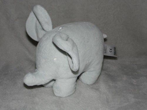 Marks and Spencer grey elephant soft toy M&S 02016702 - Picture 6 of 6