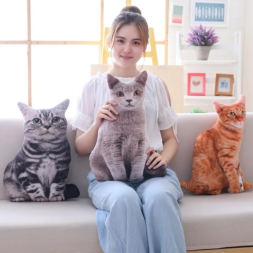 50cm 3D Plush Pillows Soft Toy Sofa Cushion Home Decor Plush Toys for Kids Gift - Bild 16 von 22