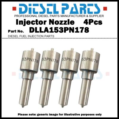 4Pcs Fuel Injector Nozzle Tips NP-DLLA153PN178 for Isuzu 4JB1 4JB1TC 8971229390