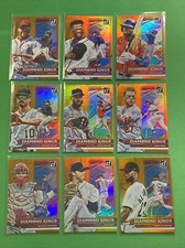 2022 Donruss Baseball Orange Parallel Diamond Kings Insert SP Mixed Player/Team