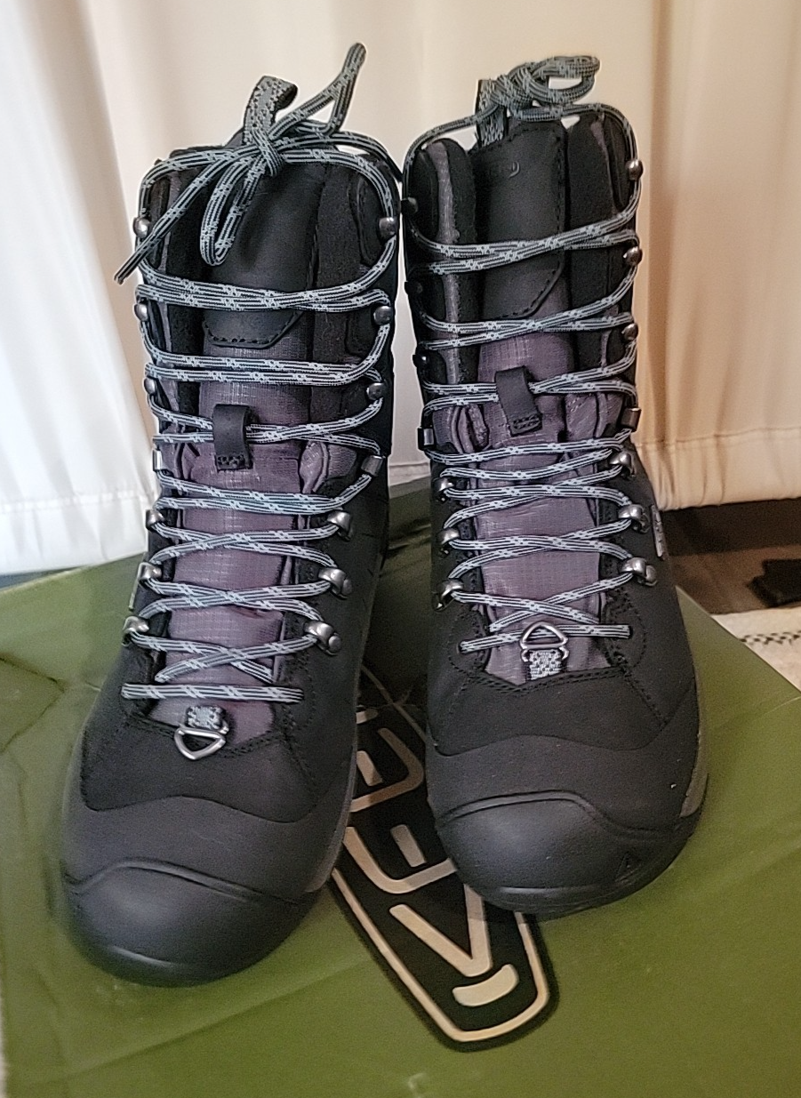 Stivali impermeabili KEEN donna taglia 8 5 M Revel IV 4 alti polari 1023622 nero nor