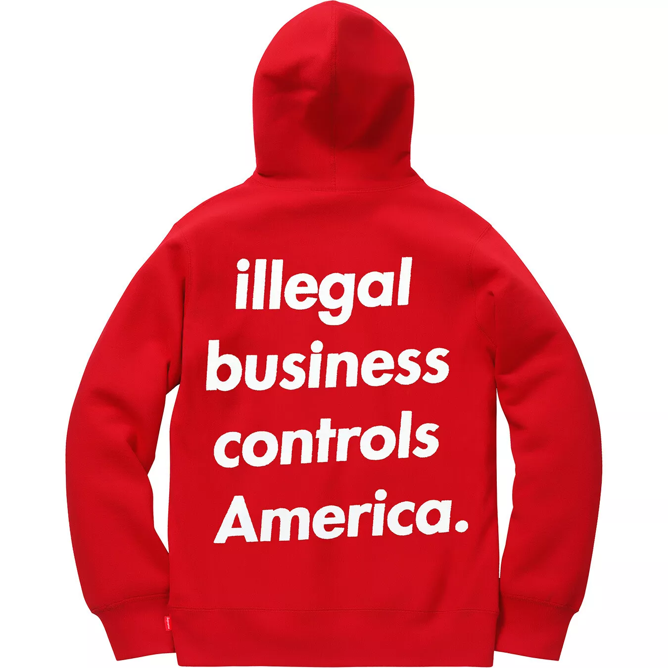 Sweat shirt à capuche Supreme Illegal Business SS18 (SS18SW19) taille M XL