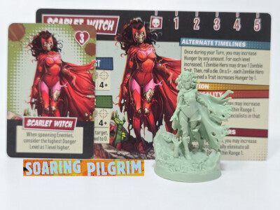 SCARLET WITCH - ZOMBIE Zombicide MARVEL ZOMBIES Kickstarter Exclusive CMON