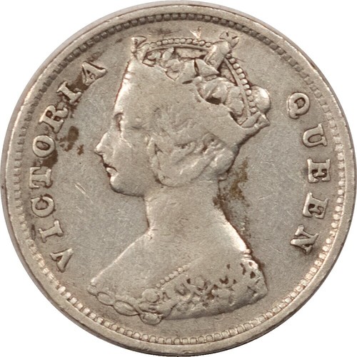 1896 Hong Kong 10 Cents Silver | eBay