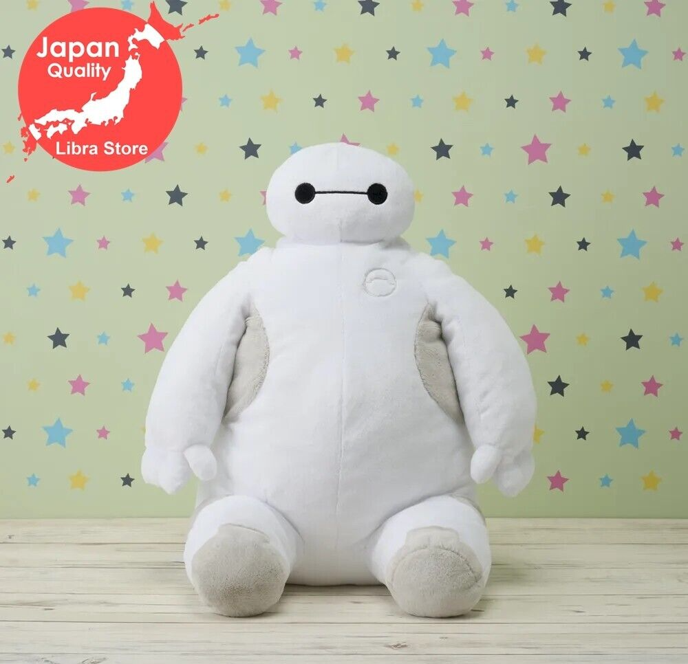RARE Disney Big Hero 6 Baymax Grande BIG Plush doll Sitting ver