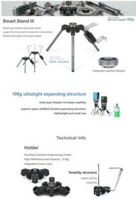 G-WORKS Smart Stand 3 Portable stand for Gas Stove outdoor MSR