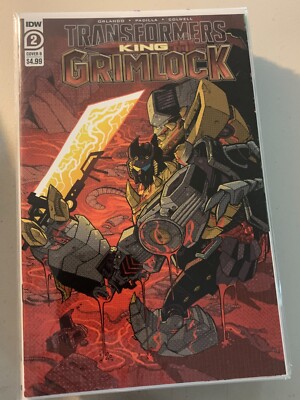 TRANSFORMERS KING GRIMLOCK #2 NM COVER B VARIANT IDW COMICS 2020