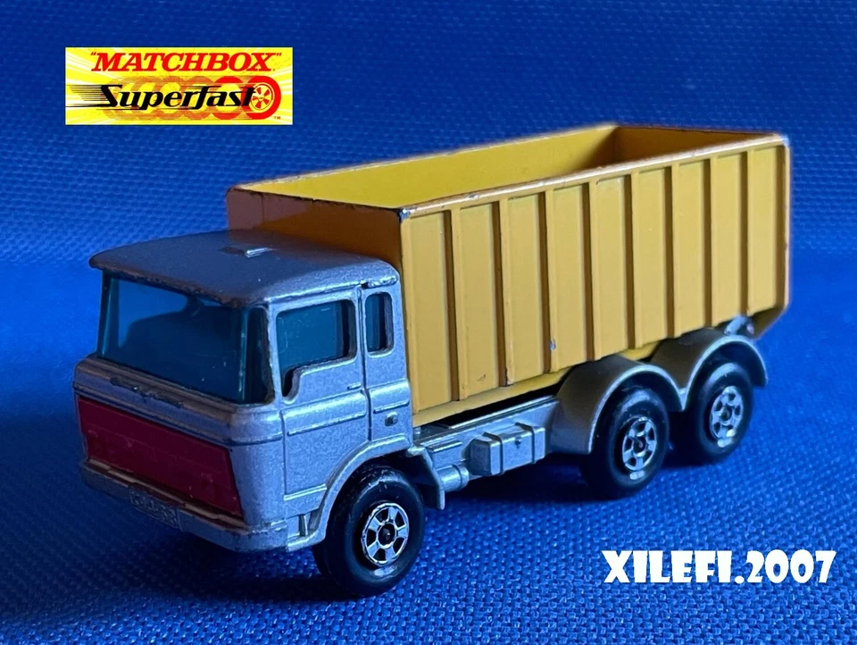 matchbox superfast n° 47 camion container ribaltabile 1:64 england by lesney '75 - Immagine 3 di 4