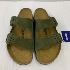 Birkenstock New w/ Box Arizona Thyme Suede Leather Narrow Width - Select Size