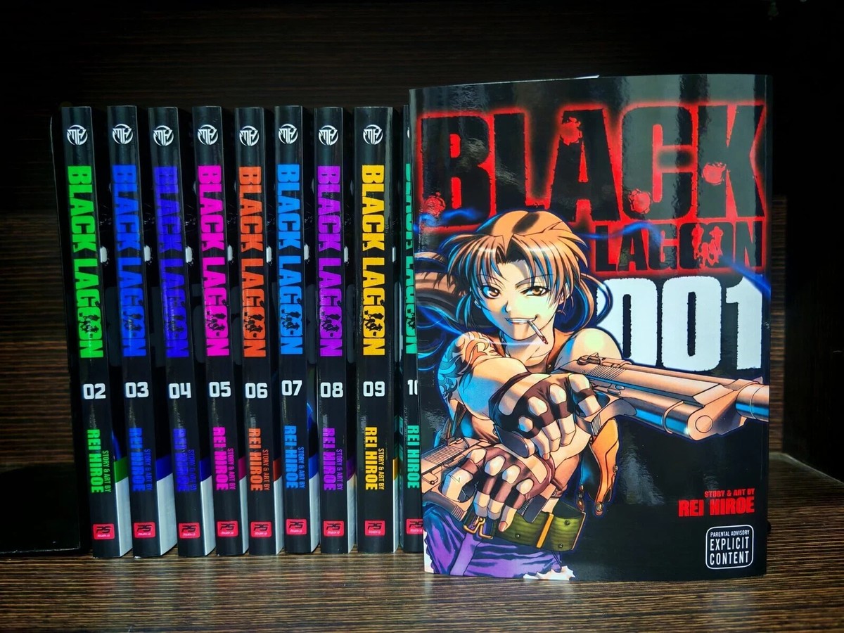 Black Lagoon Rei Hiroe Manga Anime Comic Volume 1-13 Set English