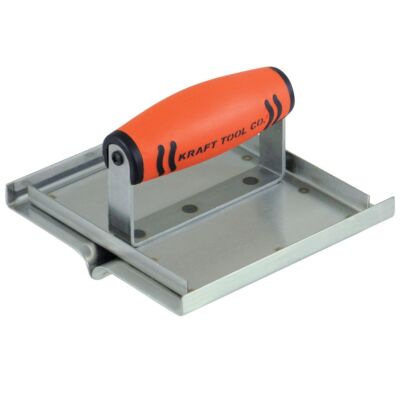 Kraft Tool Western Style Hand Concrete Groover 6'' x 6'' x 1'' Deep 1/2'' Radius