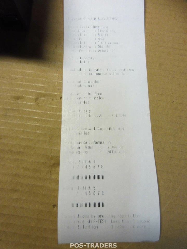 Epson TM-T70II M296A USB Thermal POS 80mm Receipt Printer Black VERY BAD PRINTS - Bild 2 von 4