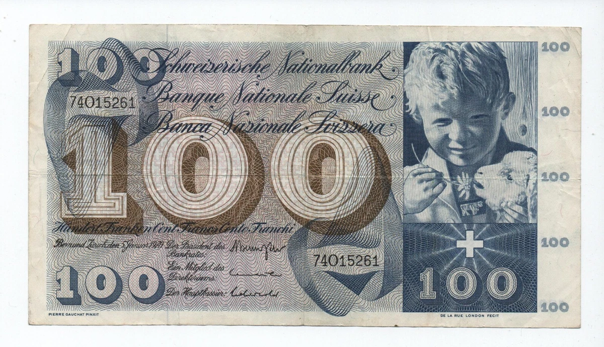 1970 Swiss Paper Money for sale | eBay