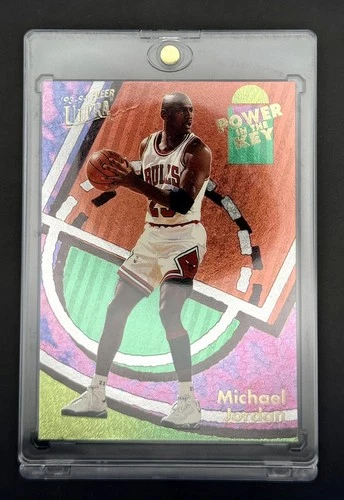 ‼️ Michael Jordan 1993-94 Fleer Ultra Power in the Key Insert #2 Bulls MVP 🐐‼️