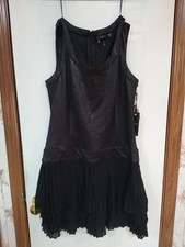 Dex 1963 Black Drop Waist Dress - Size Medium - New w/ Tags - Little Black Dress