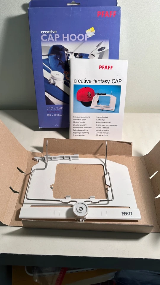 PFAFF CREATIVE Cap Hoop For 7570-7562 and 2144 with adaptor - Image 3 of 4