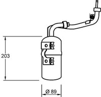 Mahle AD 277 000S Trockner, Klimaanlage FüR Ford Mazda