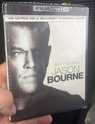 Jason Bourne 4K UHD/Blu-ray/DIGITAL COPY- Matt Damon NEW