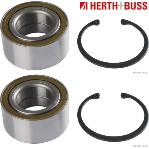 2X Radlagersatz Herth+Buss Jakoparts J4701036 2 Radlager Satz Links Rechts-image