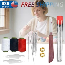 37PCS Sewing Tool Set Needles Thread Hand Repair Tools Portable Sewing Kit ~USA