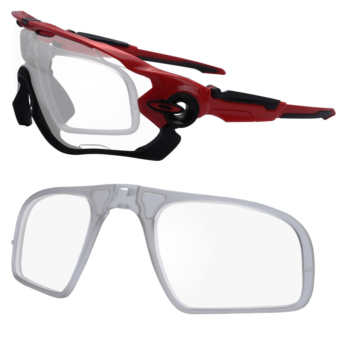 アクセサリー OAKLEY Lenslog Insert Clip-On Prescription Clip For-Oakley Jawbreaker