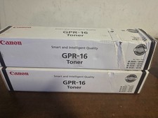 Canon GPR-16 Genuine Black Toner Cartridge 9634A003 New Sealed Lot of 2