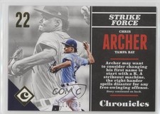 2017 Panini Chronicles Gold 201/999 Chris Archer #70 0o9