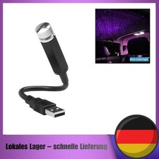 Autodach Innen Atmosphäre Sternenhimmel Projektor Stern Nachtlichter lila USB
