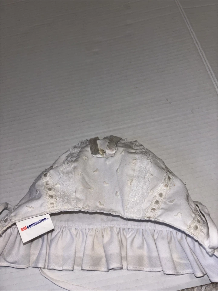 Gorro bebé encaje algodón mezcla poliéster 9-12m talla 13 Foto 4 de 4