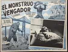THE CREATURE WALKS AMONG US DON MEGOWAN MONSTER MEXICAN LOBBY CARD 1956
