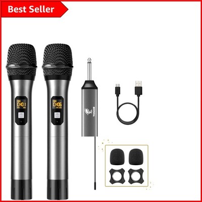 Professionelles kabelloses UHF-Mikrofonsystem - Ideal für Karaoke und Hochzeiten
