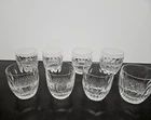 8 Vintage Waterford Cut Crystal Colleen Old Fashioned 9oz Tumblers Glasses LOT