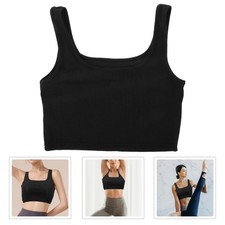 Women Running Workout Exercise Vest Yoga Crop Vest ( )