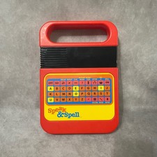 Basic Fun Speak  Spell Kids Toy Red Retro Electronic Learning Device 09624