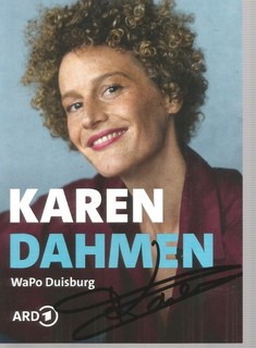 Karen Dahmen Schauspielein handsigniert
