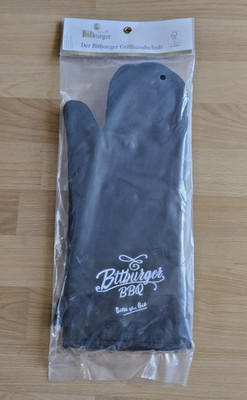 Bitburger BBQ Handschuh Grillhandschuh Bitte ein Bit OVP 25583