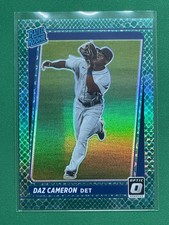 2021 Donruss Optic Green Dragon #85 Daz Cameron Rated Rookie    /88